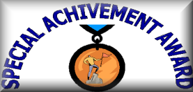 Special Achievement Award Button, click here to enter the Special Achievement Award pages on the website